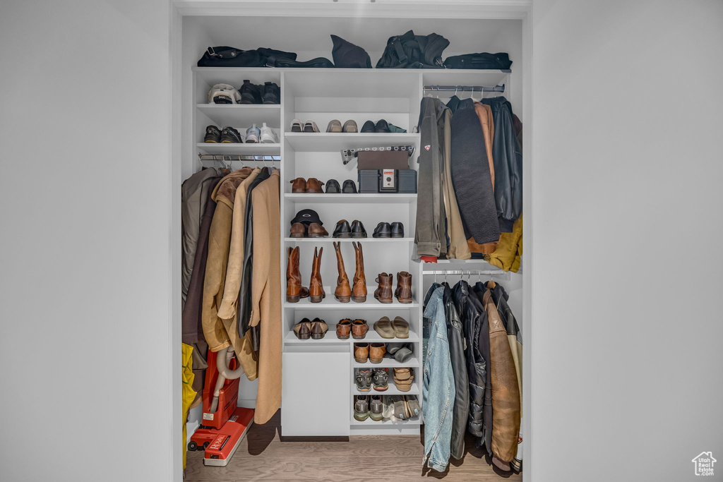 View of closet