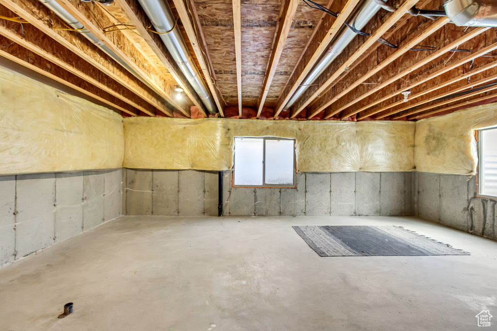 Basement with plenty of natural light