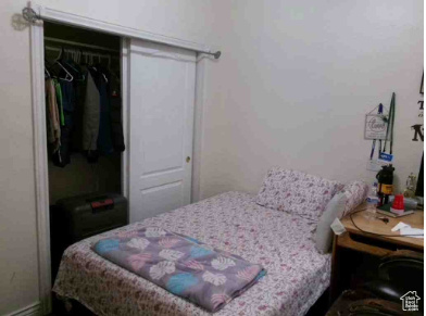 Bedroom featuring a closet