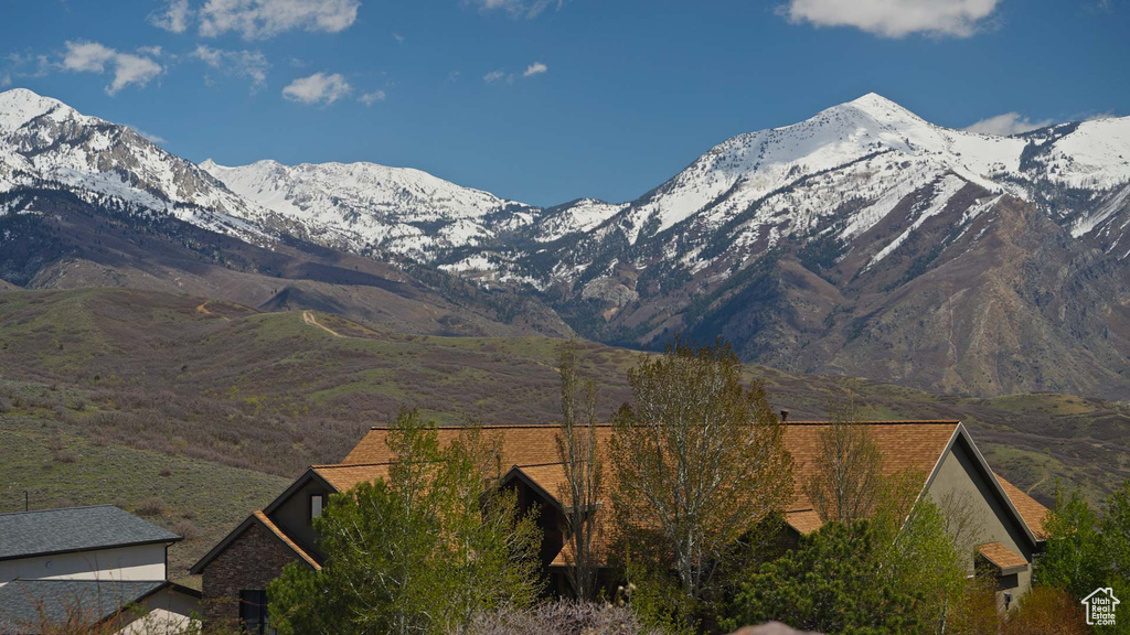 View of mountain background