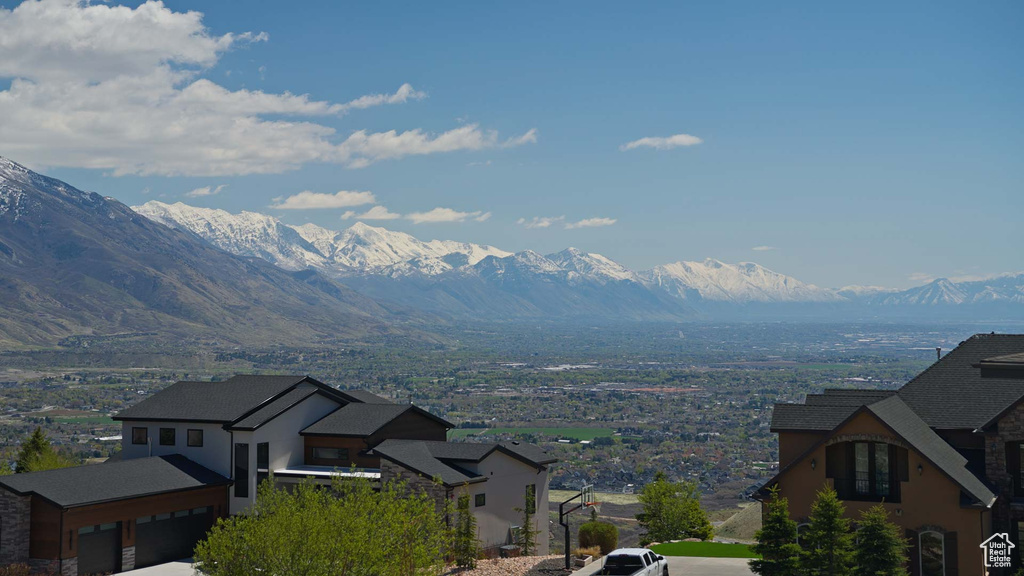 View of mountain background