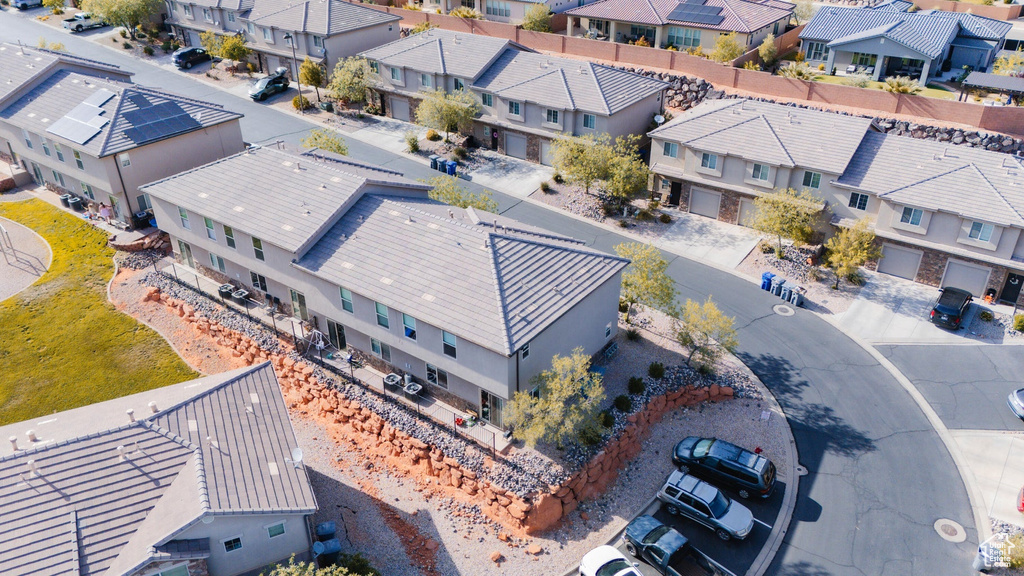Drone / aerial view featuring a residential view