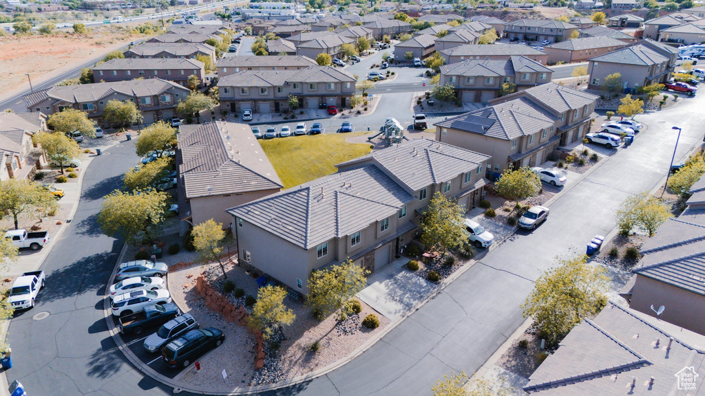 Drone / aerial view featuring a residential view