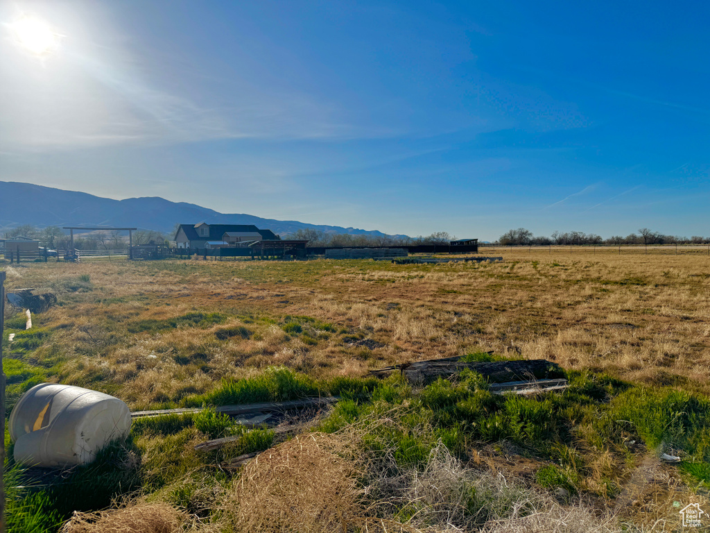 View of mountain feature featuring a rural view