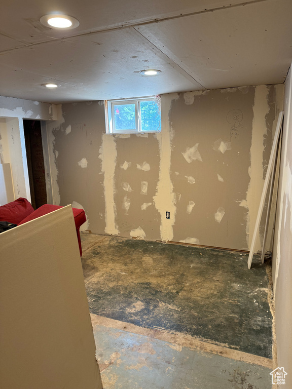 View of basement