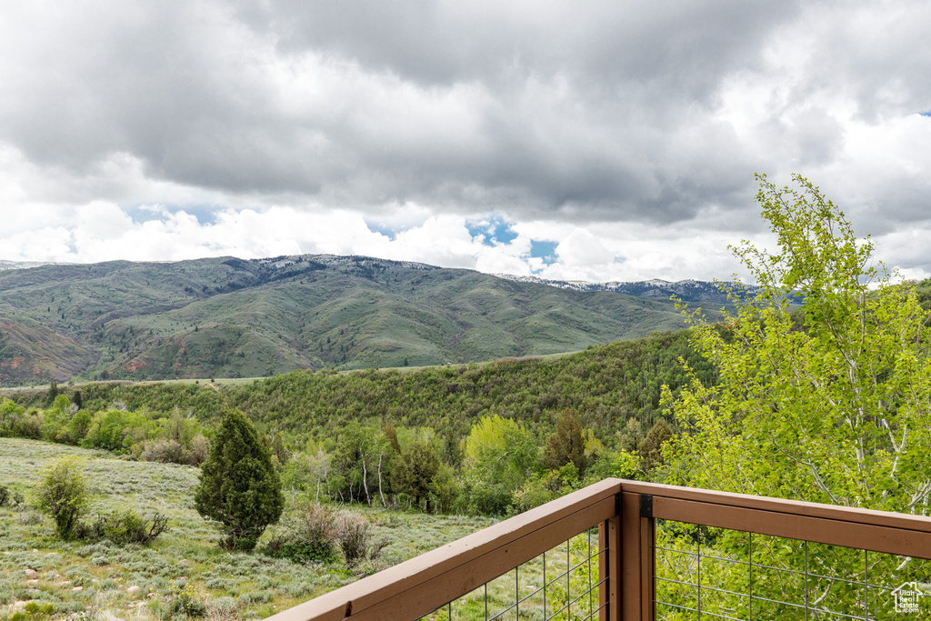 View of mountain backdrop