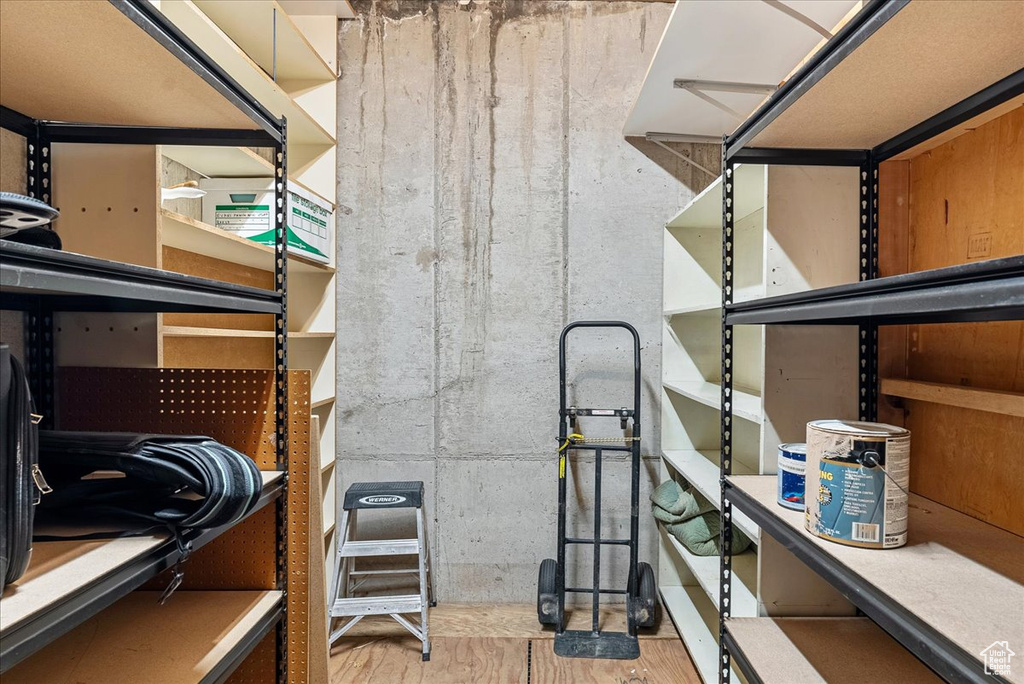 View of storage room