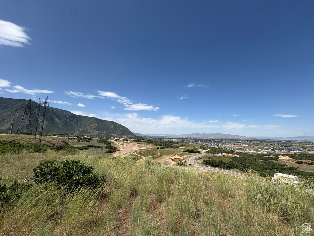View of mountain background
