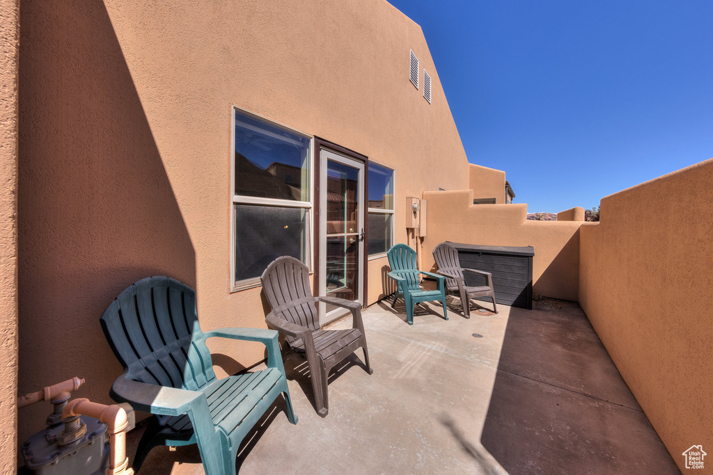 View of patio