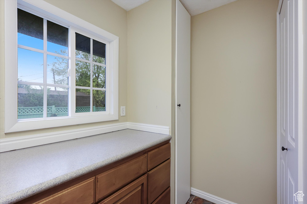 Interior details with baseboards