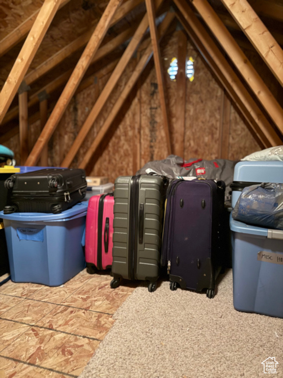 View of attic