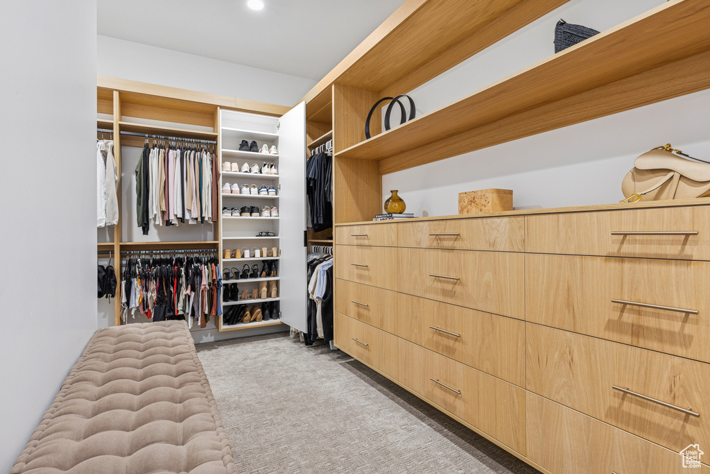 View of spacious closet
