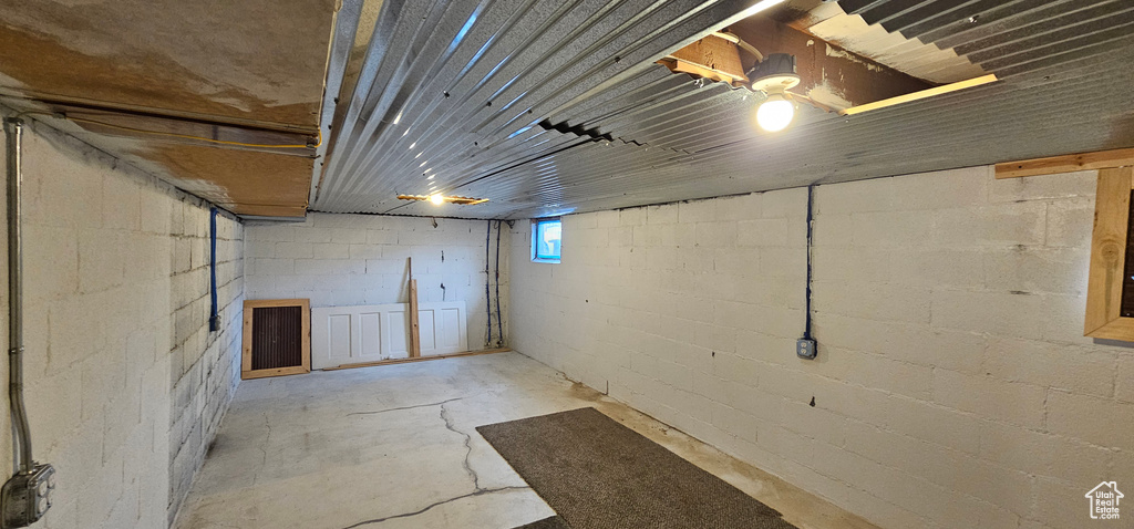 View of basement