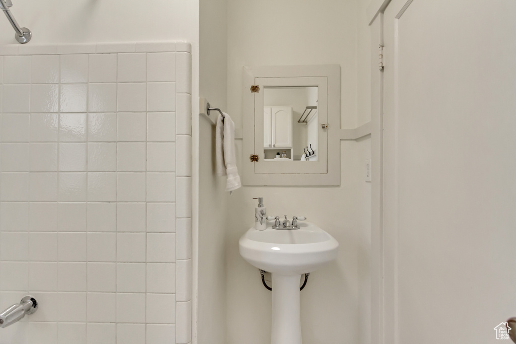 Bathroom with a shower