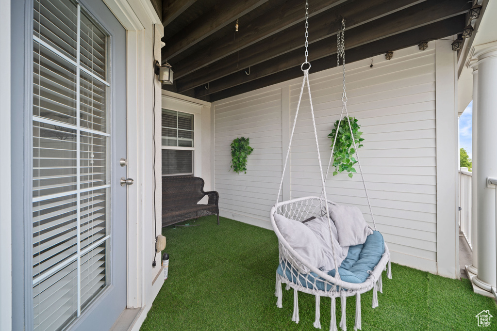 View of patio
