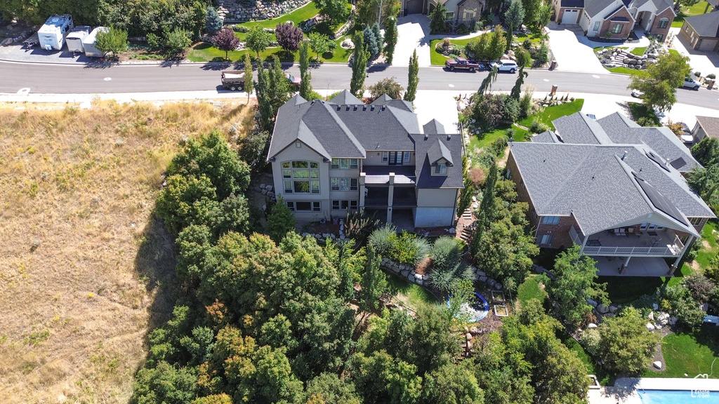 Drone / aerial view featuring a residential view
