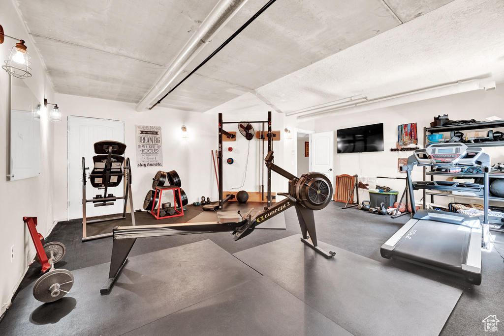 View of workout area