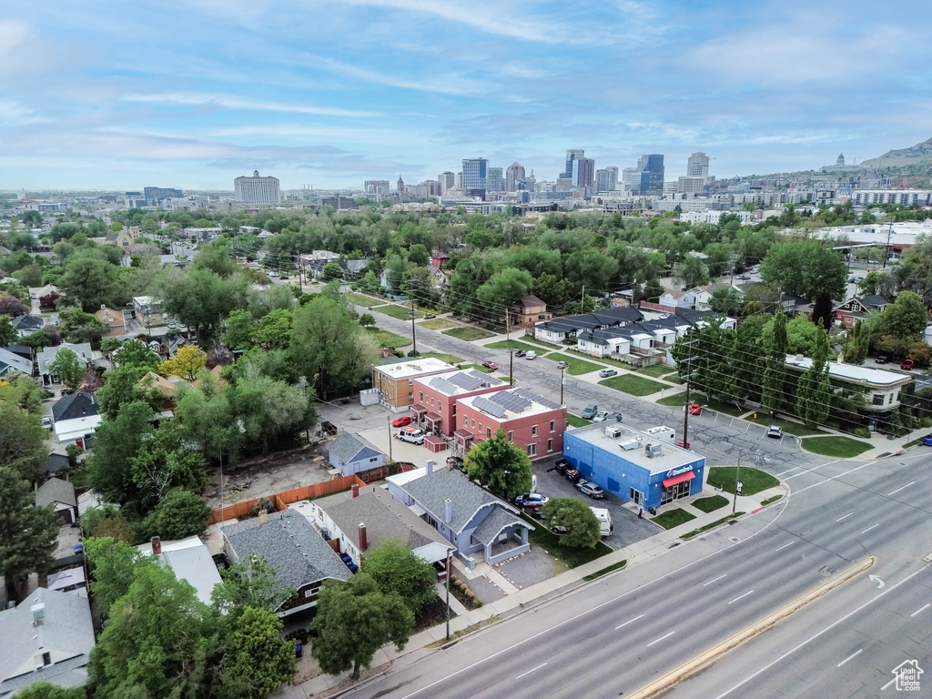 Birds eye view of property featuring a view of city