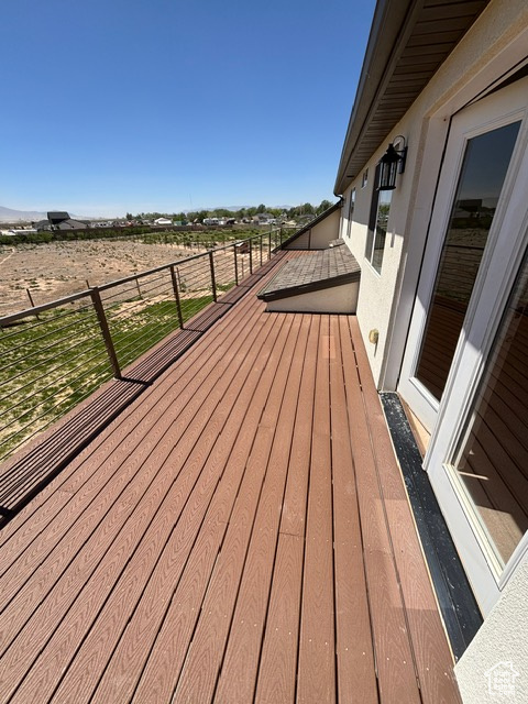 View of deck