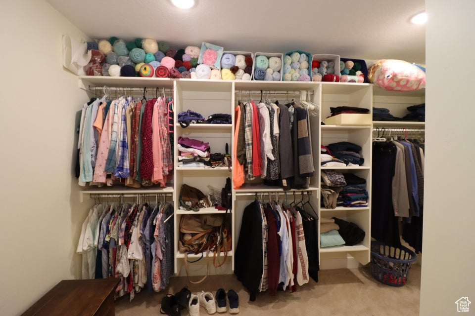 View of closet
