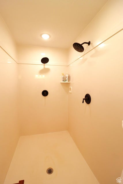 Bathroom with walk in shower