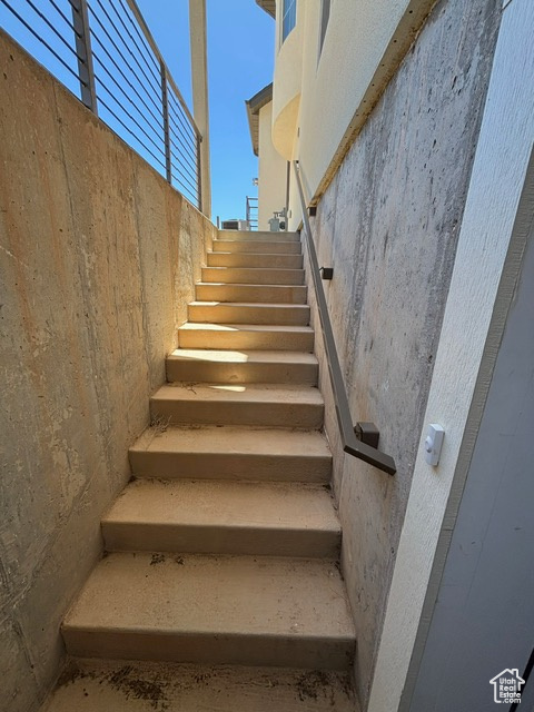 View of stairway