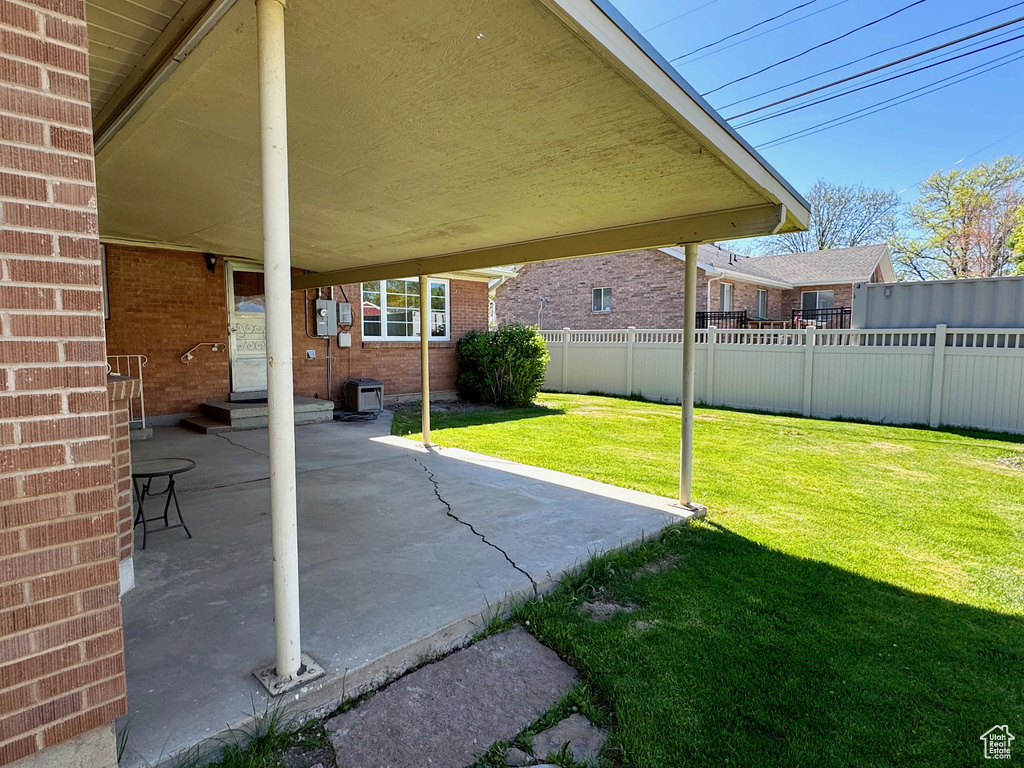 View of patio / terrace with fence
