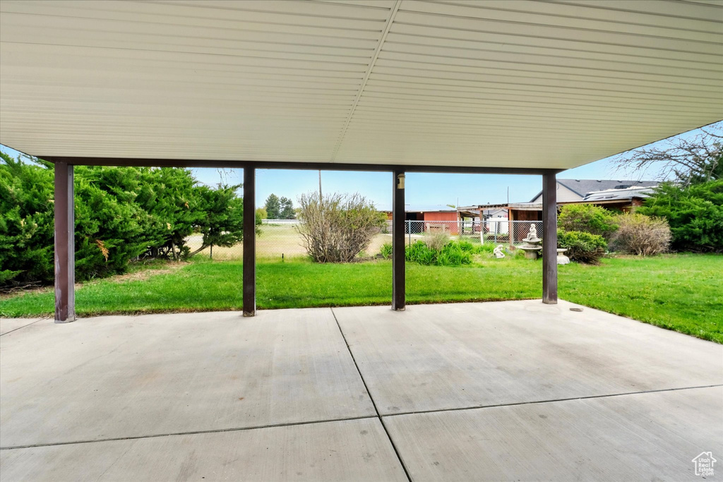 View of patio