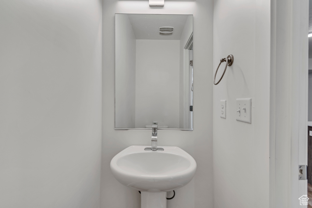Bathroom featuring a sink