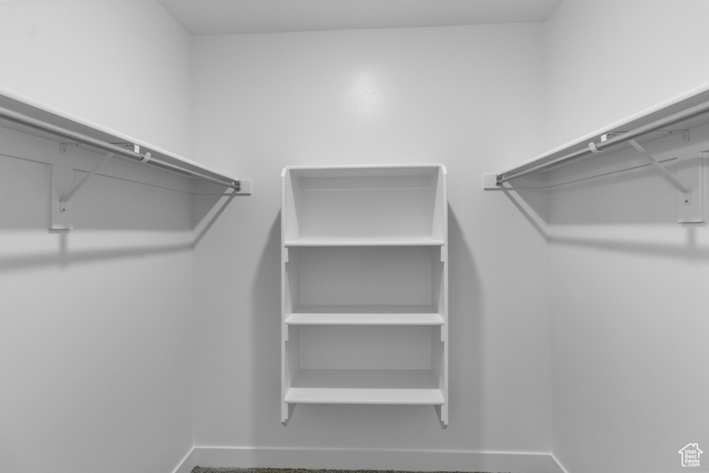 View of spacious closet