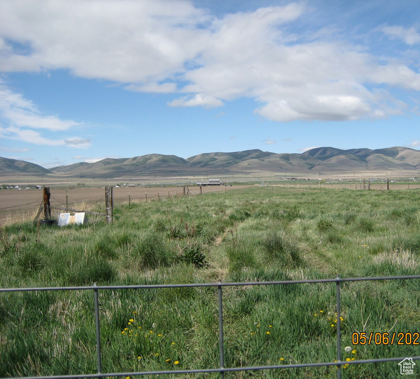 Property view of mountains featuring a rural view