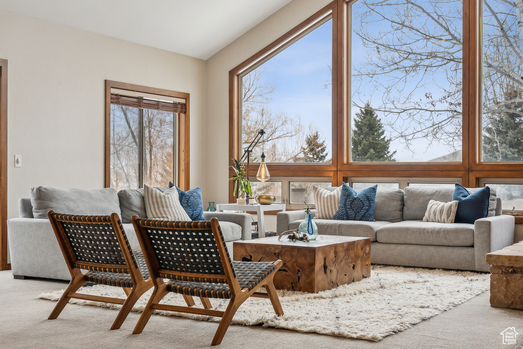 Living area featuring a healthy amount of sunlight