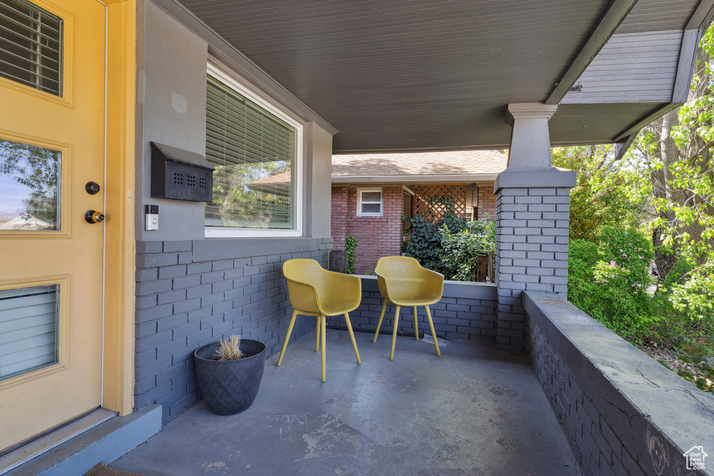 View of patio