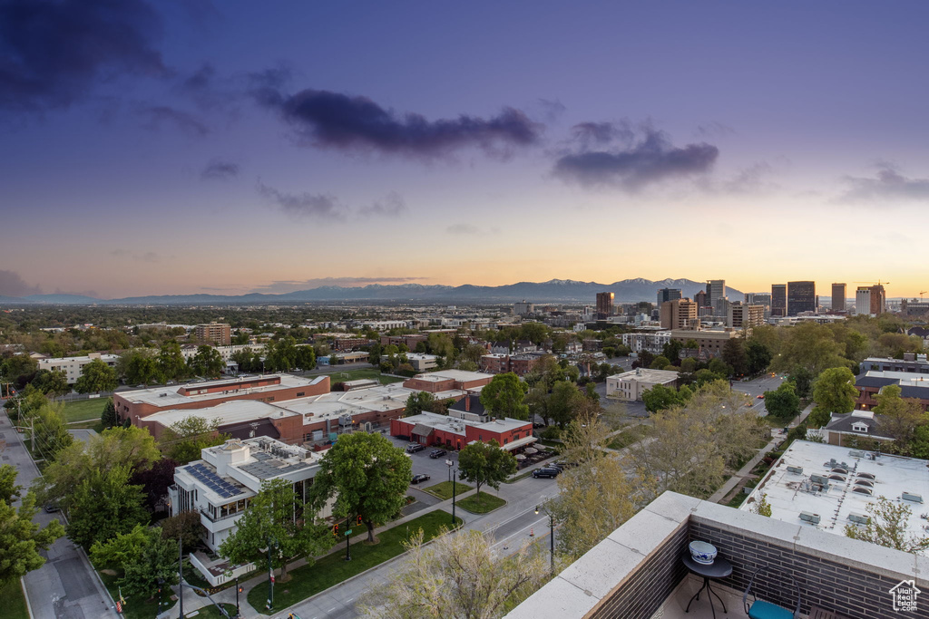 View of urban area featuring a mountainous background