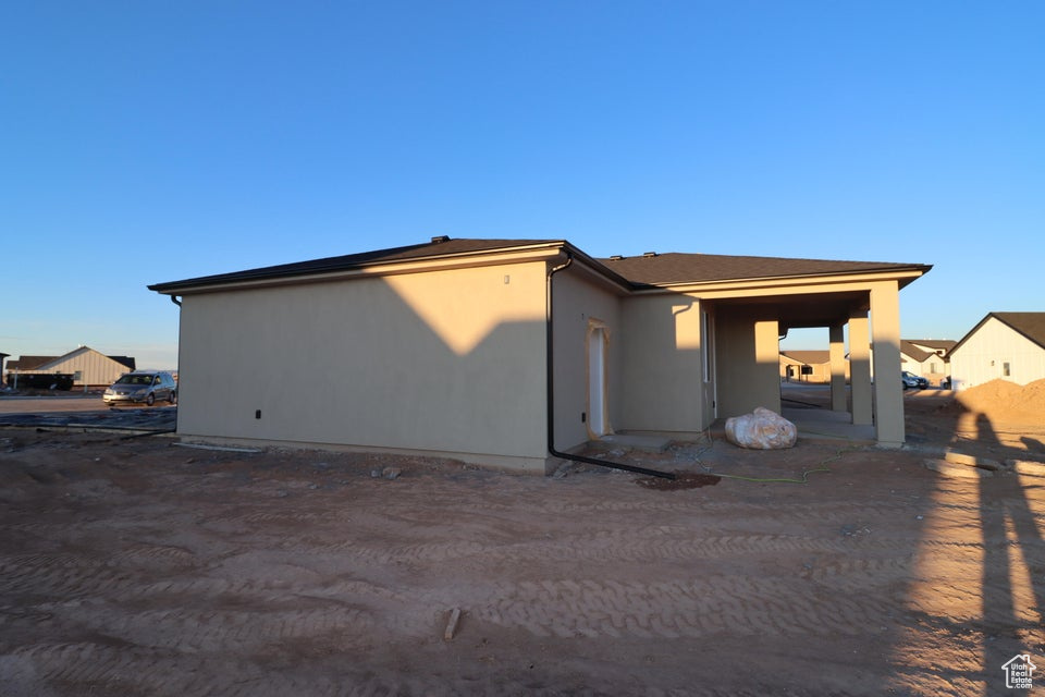 View of rear view of house