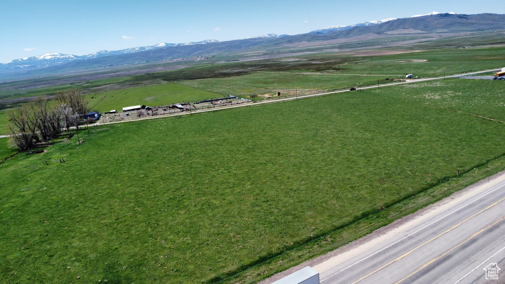 View of rural area with mountains