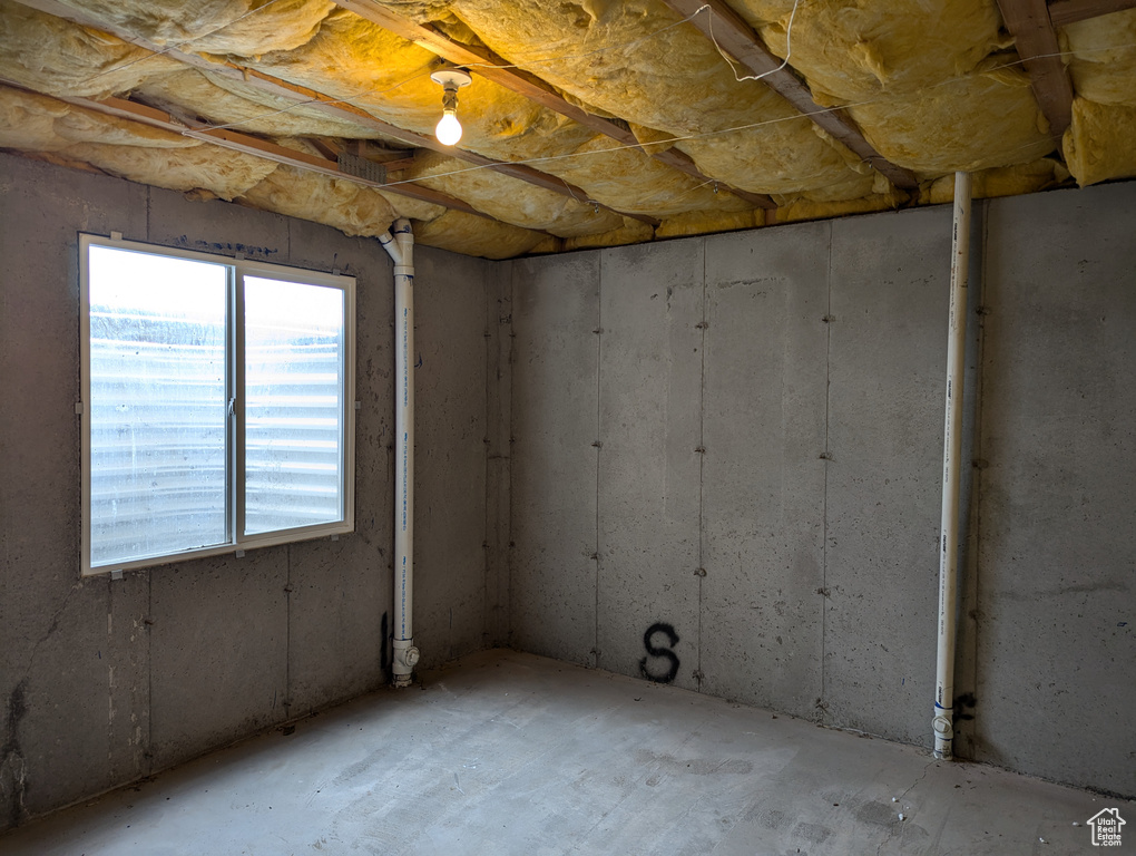 View of basement