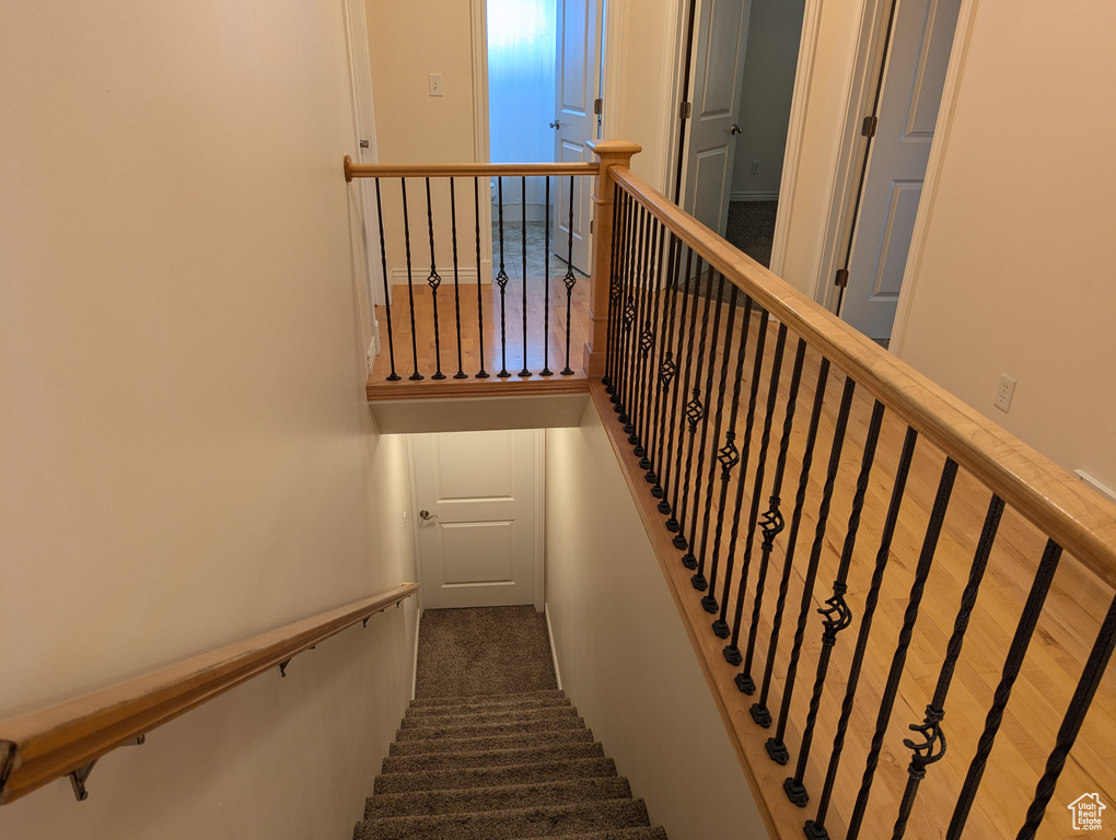 View of stairway