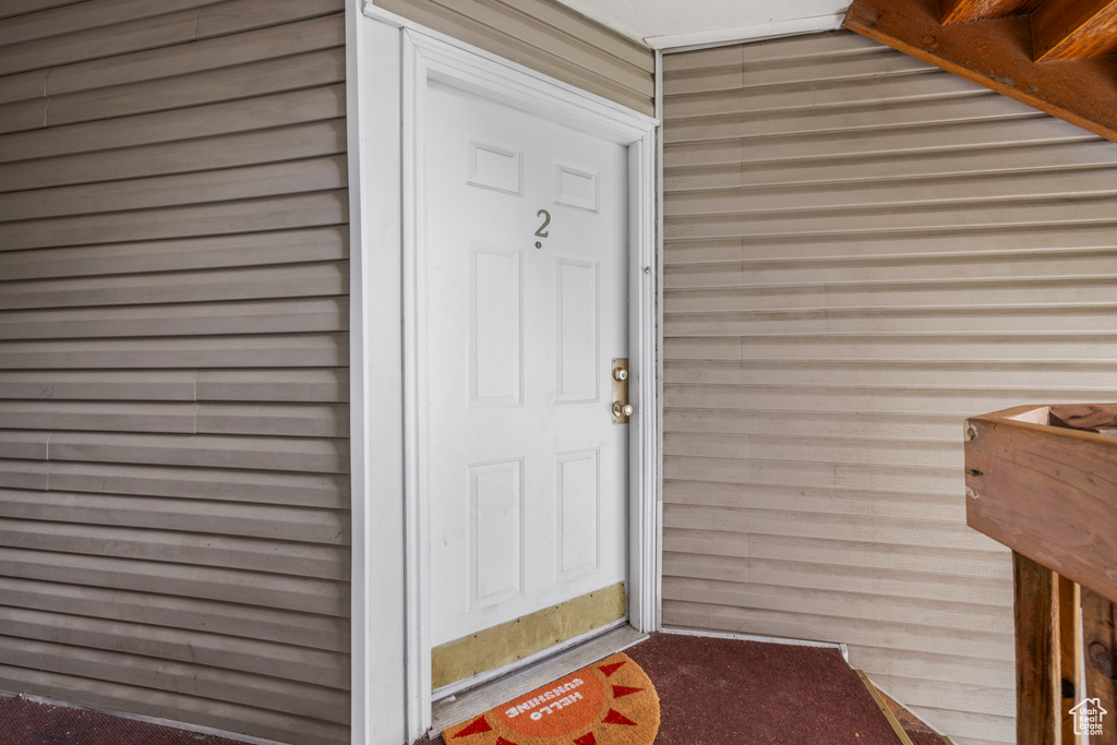 View of property entrance