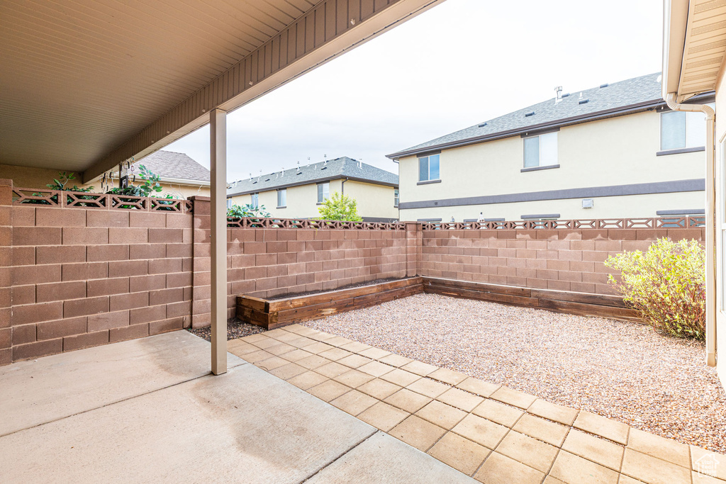 View of patio / terrace featuring a fenced backyard