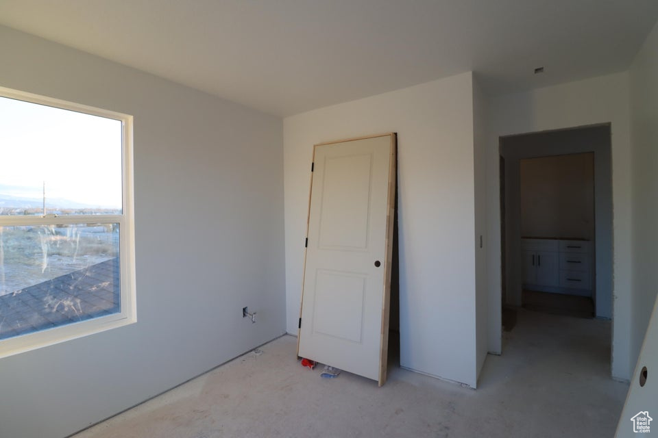 View of unfurnished bedroom