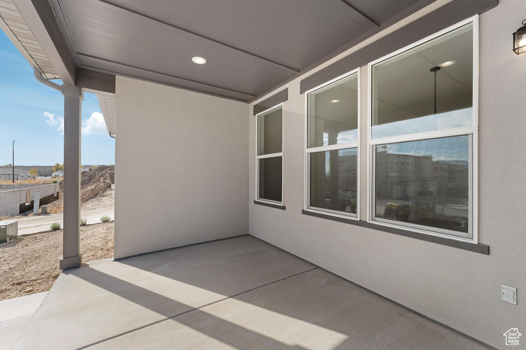View of patio