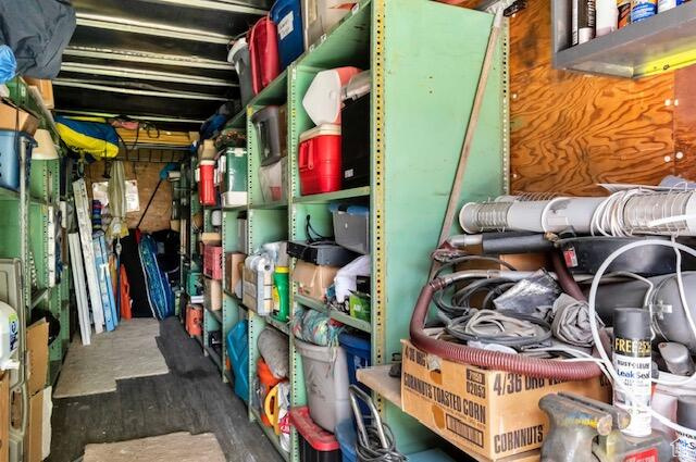 View of storage area