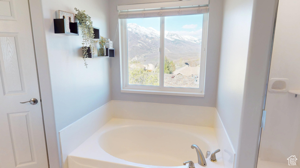 Bathroom with a bath