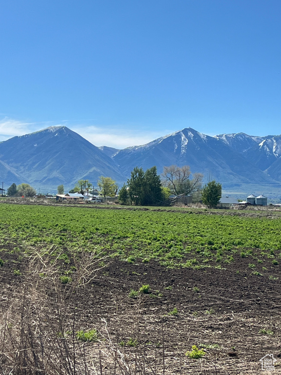 Mountain view featuring rural landscape