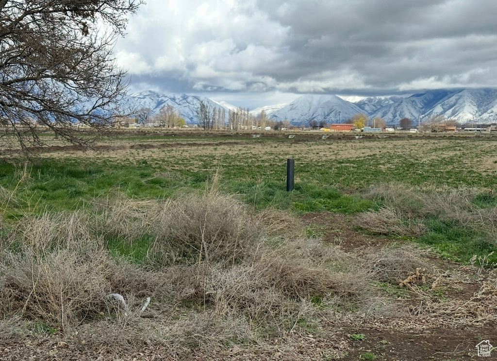Exterior space with a mountain view and a rural view