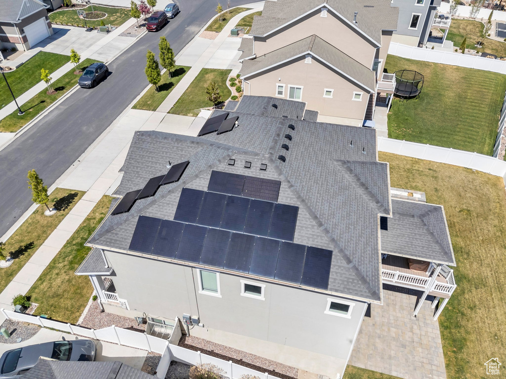 Drone / aerial view featuring a residential view
