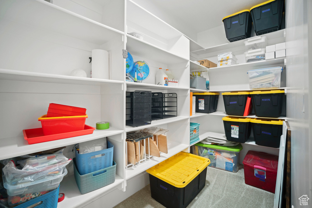 View of storage room