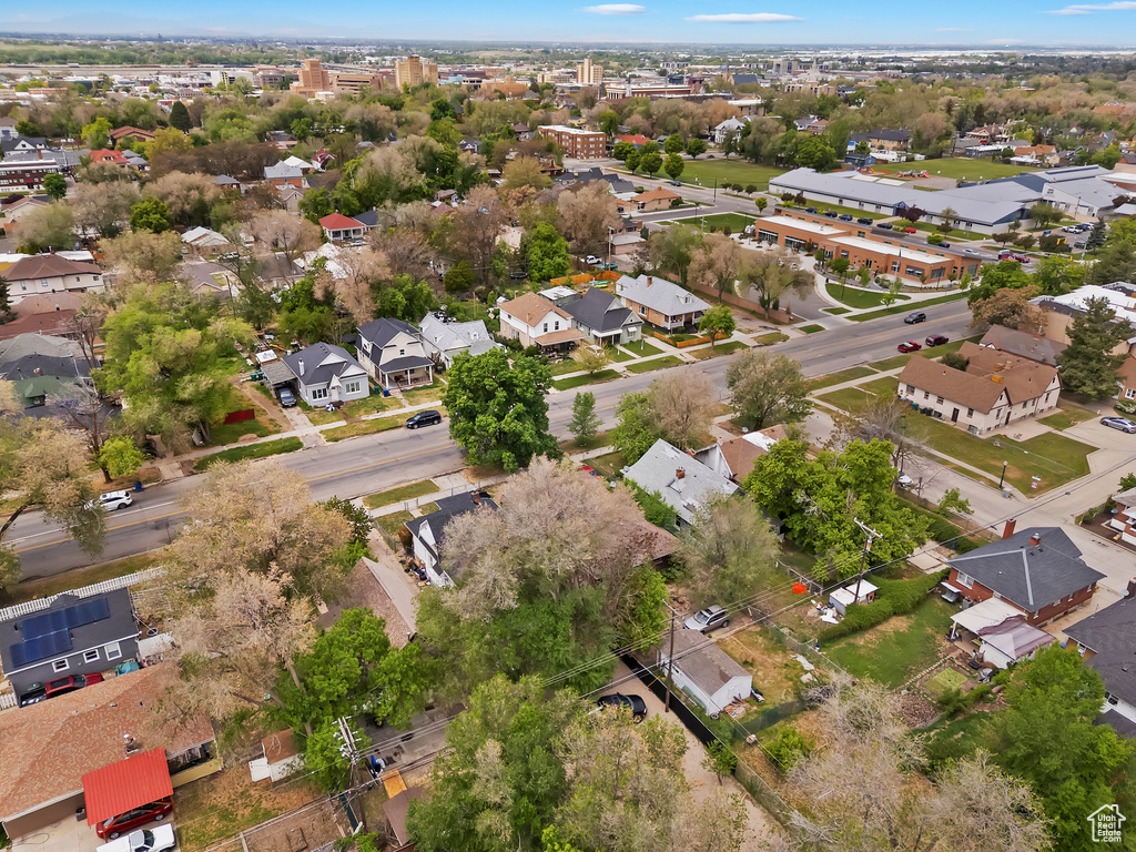 Bird\'s eye view featuring a residential view
