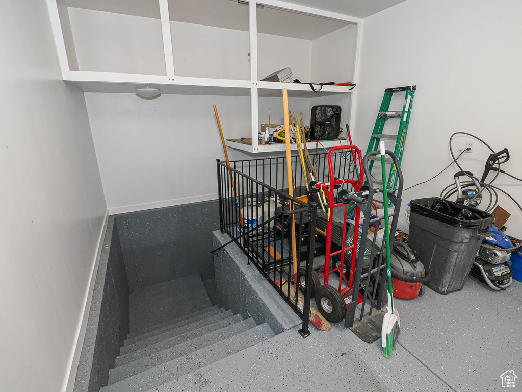View of storage area